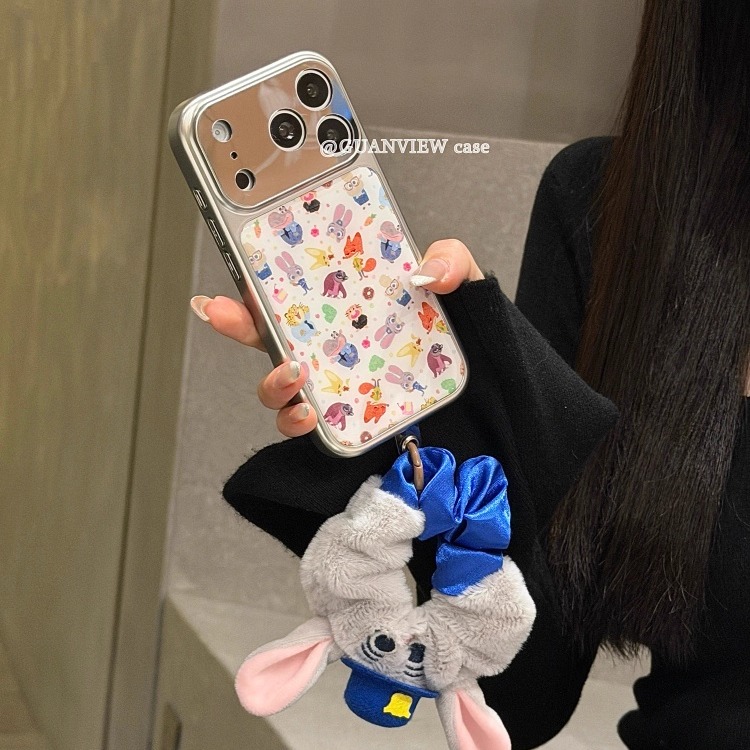 疯狂动物城兔子警官手提绳手机壳