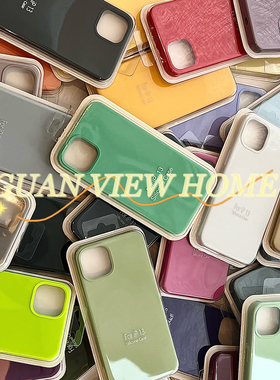 guanview 耐看又耐脏的液态硅胶ins适用iphone17promax苹果15手机壳iphone16Pro个性14纯色12简约13全包x防摔