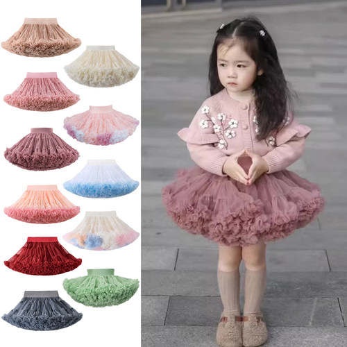 半身裙tutu裙公主蓬松超仙百搭潮