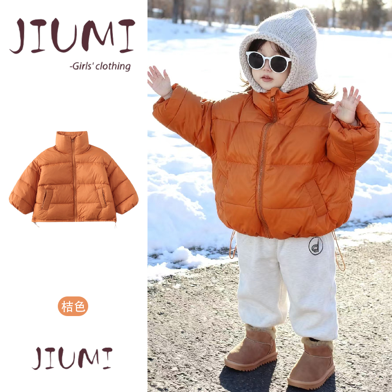 上衣韩版白鸭绒短款面包服羽绒服