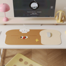 韩式卡通面包超大鼠标垫家用女生高颜值办公电脑工位防水防油桌垫