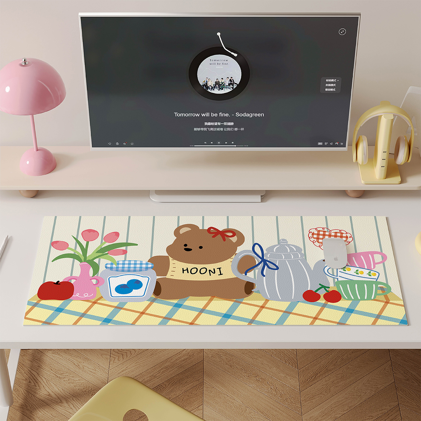 韩系ins少女风防水防油免洗桌垫