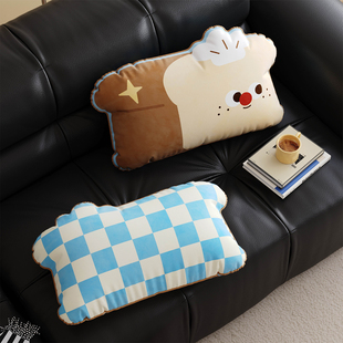 面包长方形玩偶抱枕客厅沙发异形靠枕床头车用大靠垫腰枕靠背含芯