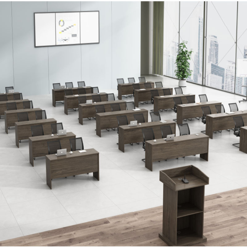 会议桌长条形桌拼接组合培训桌演讲台主席台学校机构双人桌椅组合