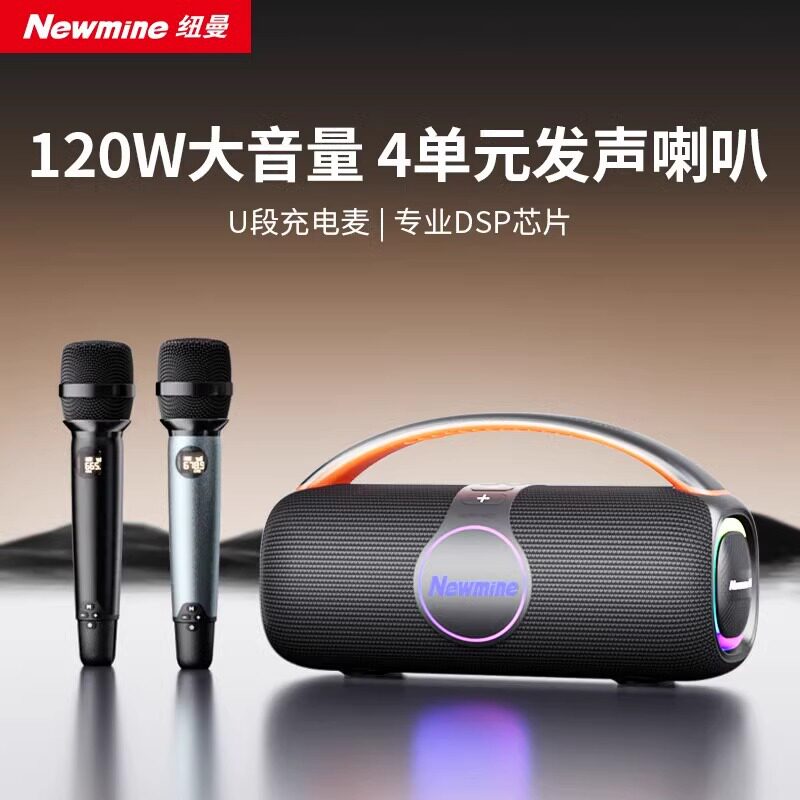 纽曼 N500无线蓝牙音箱广场舞音响户外大音量便携式大功率低音炮