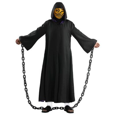 火影忍者晓组织衣服带土阿飞cos服神秘面具披风男成人带土cos服