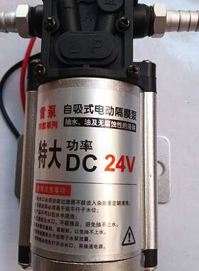 货车汽车电动淋水泵抽油泵,大功率24V12V车载水泵24v淋水泵雷泵