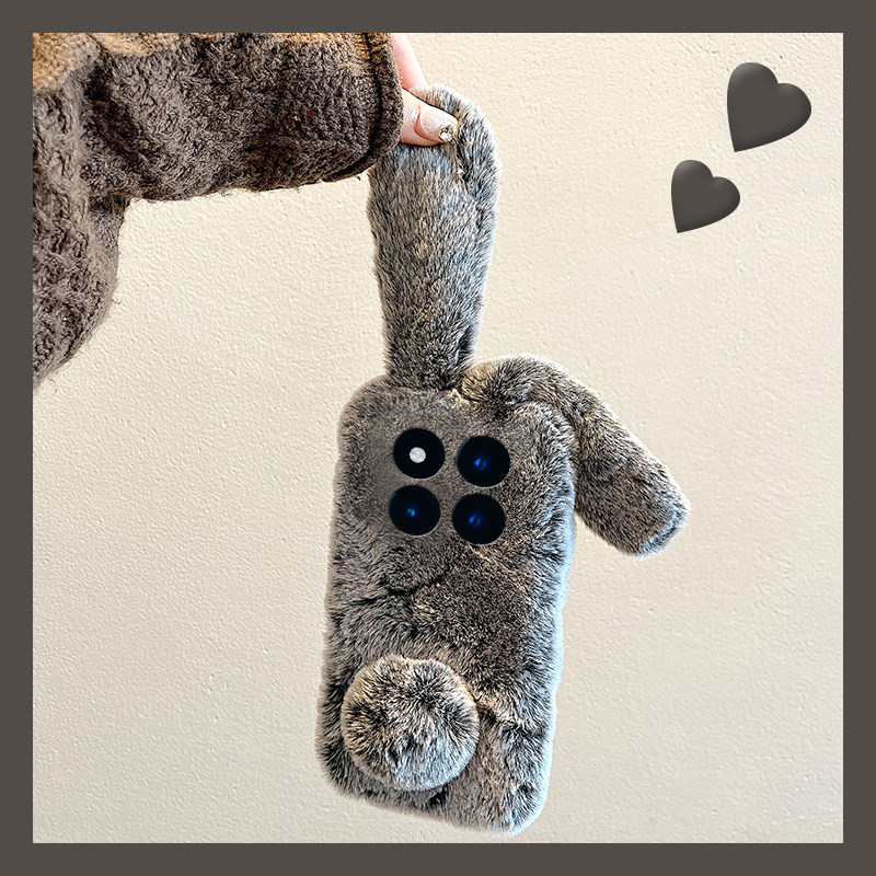 立体兔子耳朵适用小米红米note15pro+手机壳noto14卡通13保暖12turbo+秋冬季11t毛绒10毛茸茸9硅胶8/7por软壳,3C数码配件,手机保护套/壳,淘宝优惠券,粉丝福利购,淘宝优惠卷