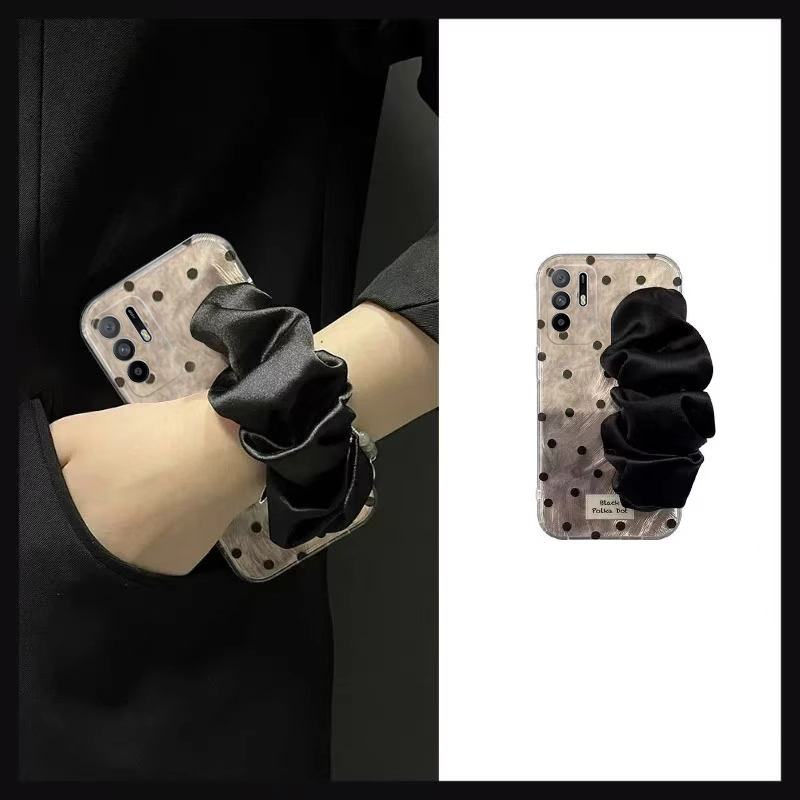 ins风满屏波点适用oppoa3pro手机壳a2x立体a1褶皱a97丝巾a96腕带a95羽纱a93a91a72a58a57a52a32a11a9a31a8a5