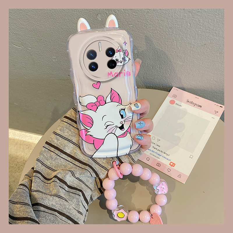 爱心玛丽猫适用华为荣耀magic7pro手机壳mgaic6至尊版立体5耳朵play8tpor挂链7t卡通6c可爱3硅胶honor新款软p