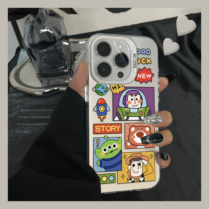 磨砂可爱卡通潮牌玩具总动员手机壳