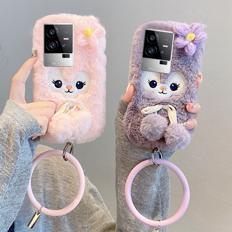 毛绒绒毛茸茸秋冬玲娜贝儿手机壳