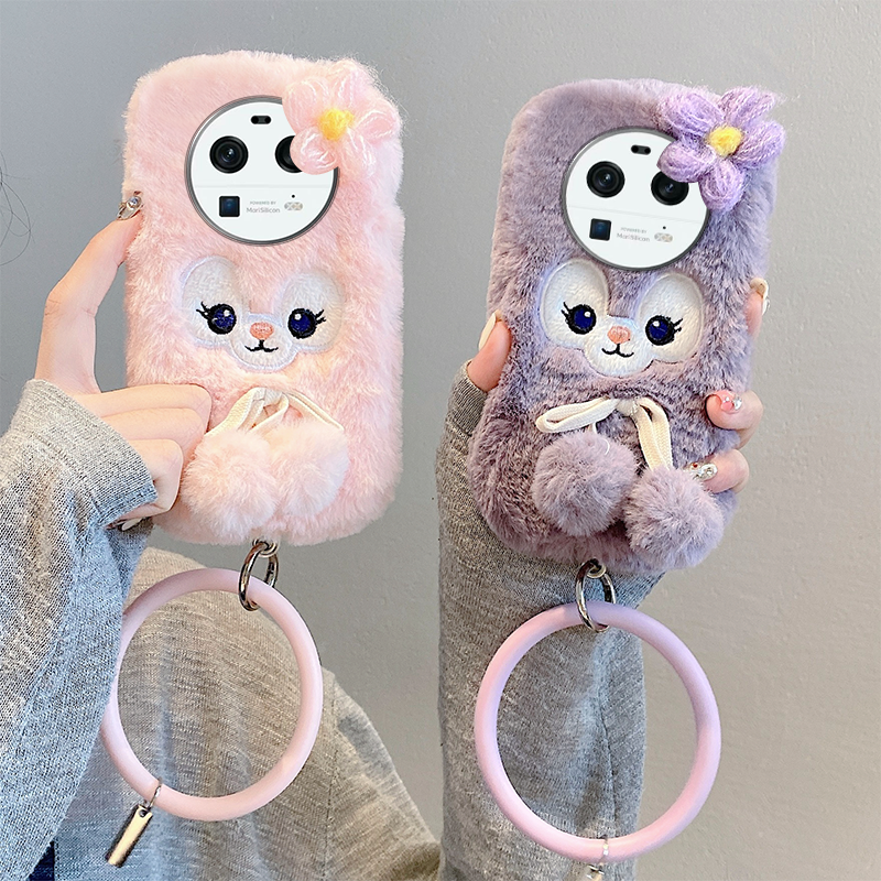 毛绒绒毛茸茸秋冬玲娜贝儿手机壳