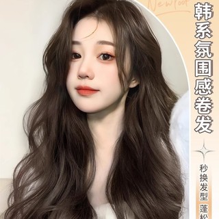 假发女长发中分长卷发大波浪仿真发全真人发自然整顶全头套假发套