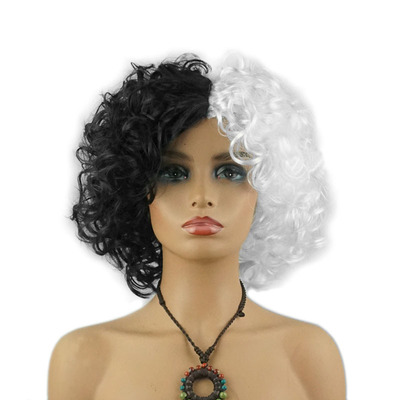 黑白魔女库伊拉假发Cruella