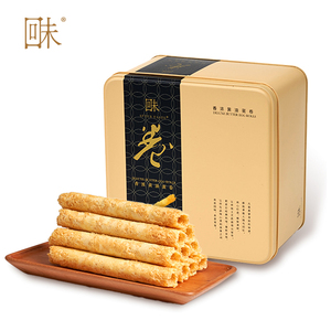 回味经典黄油鸡蛋卷金罐铁盒
