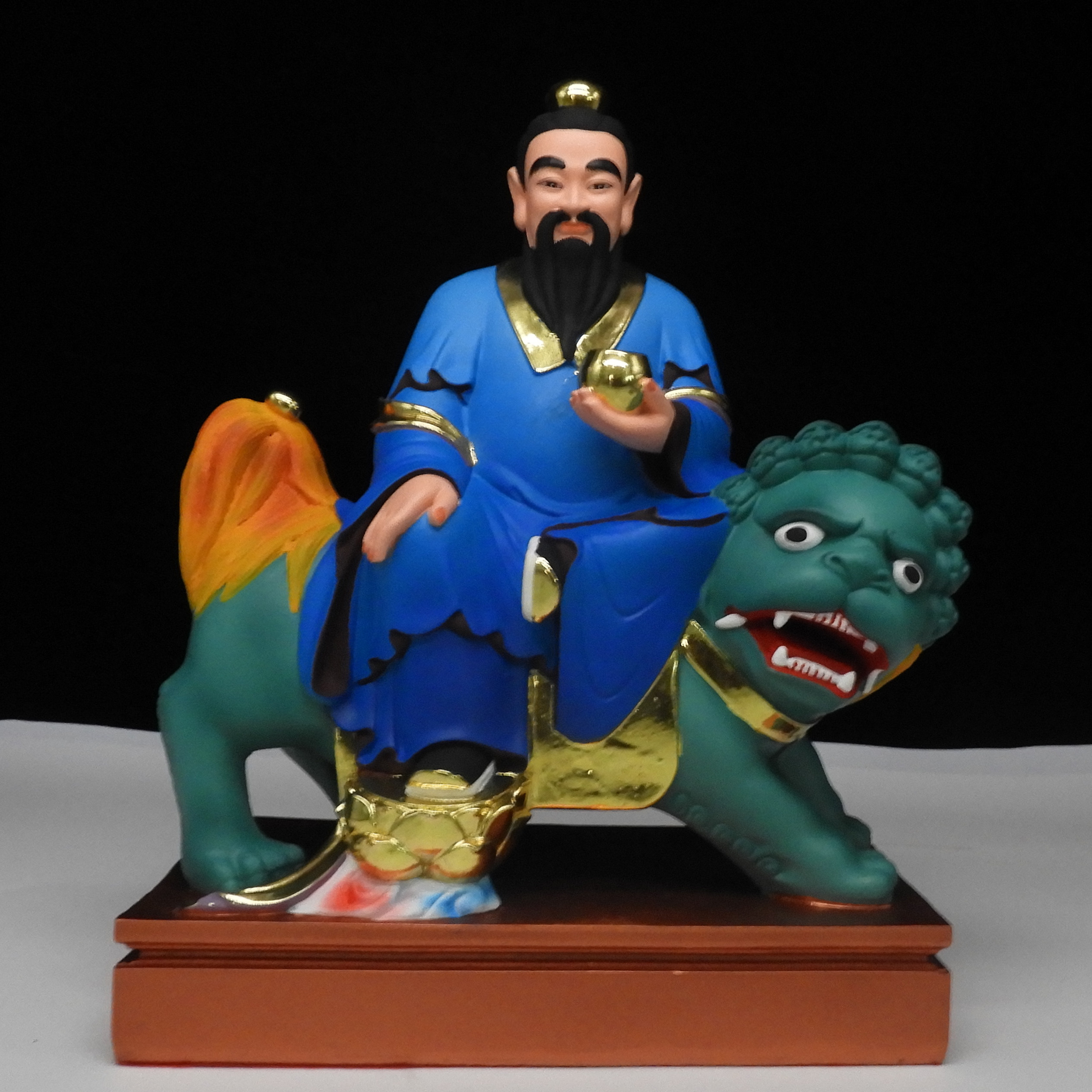 包邮树脂太乙救苦天尊神像家用12寸太乙真人带坐骑救苦尊者12寸16