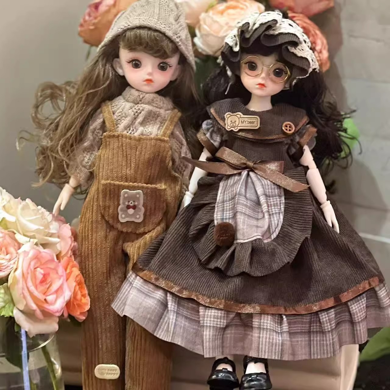 娃娃套装大礼盒艾莎爱莎女童生日礼物的