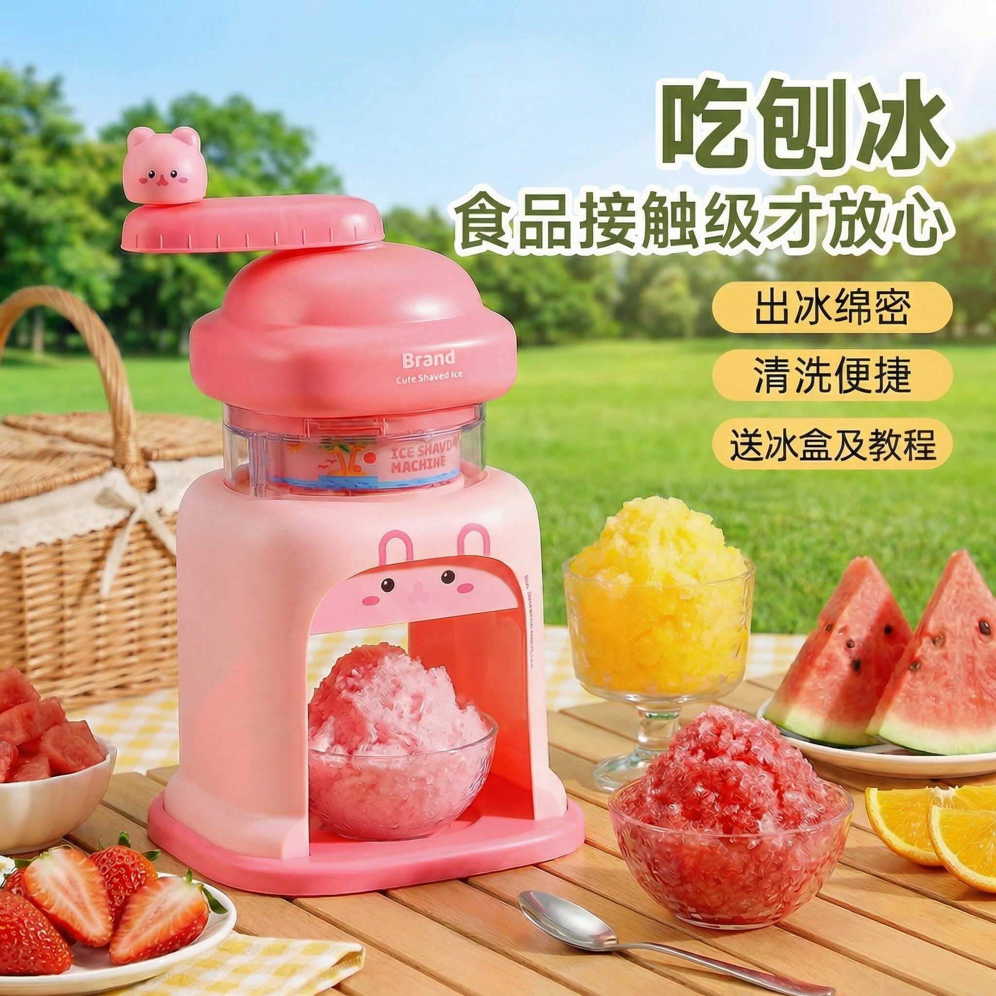 刨冰机家用小型儿童女孩玩具实用生日礼物10岁女童6网红爆款小8子