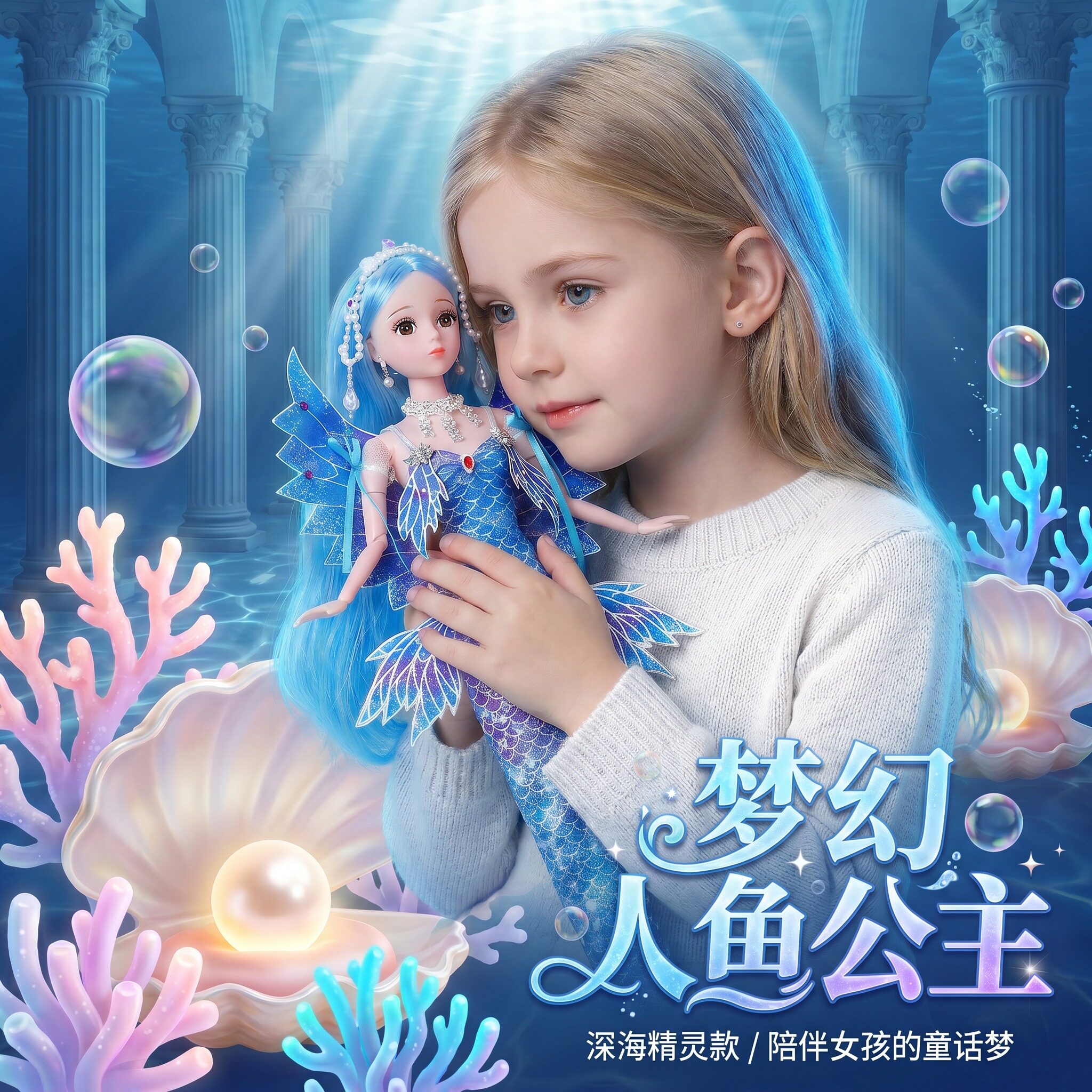高颜值人鱼公主玩偶玩具2026新款