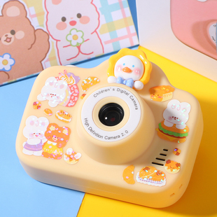 儿童相机新款 可拍照可打印拍立得学生玩具女孩迷你高清照相机 数码