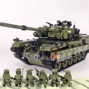 甲车模型儿童高难度 玩具重型军事系列装 99A坦克2025新款 积木拼装