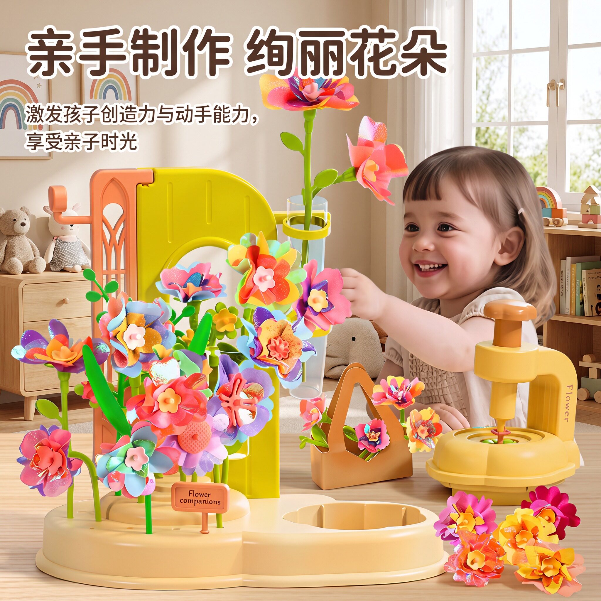 儿童DIY手工艺玩具压花机套装