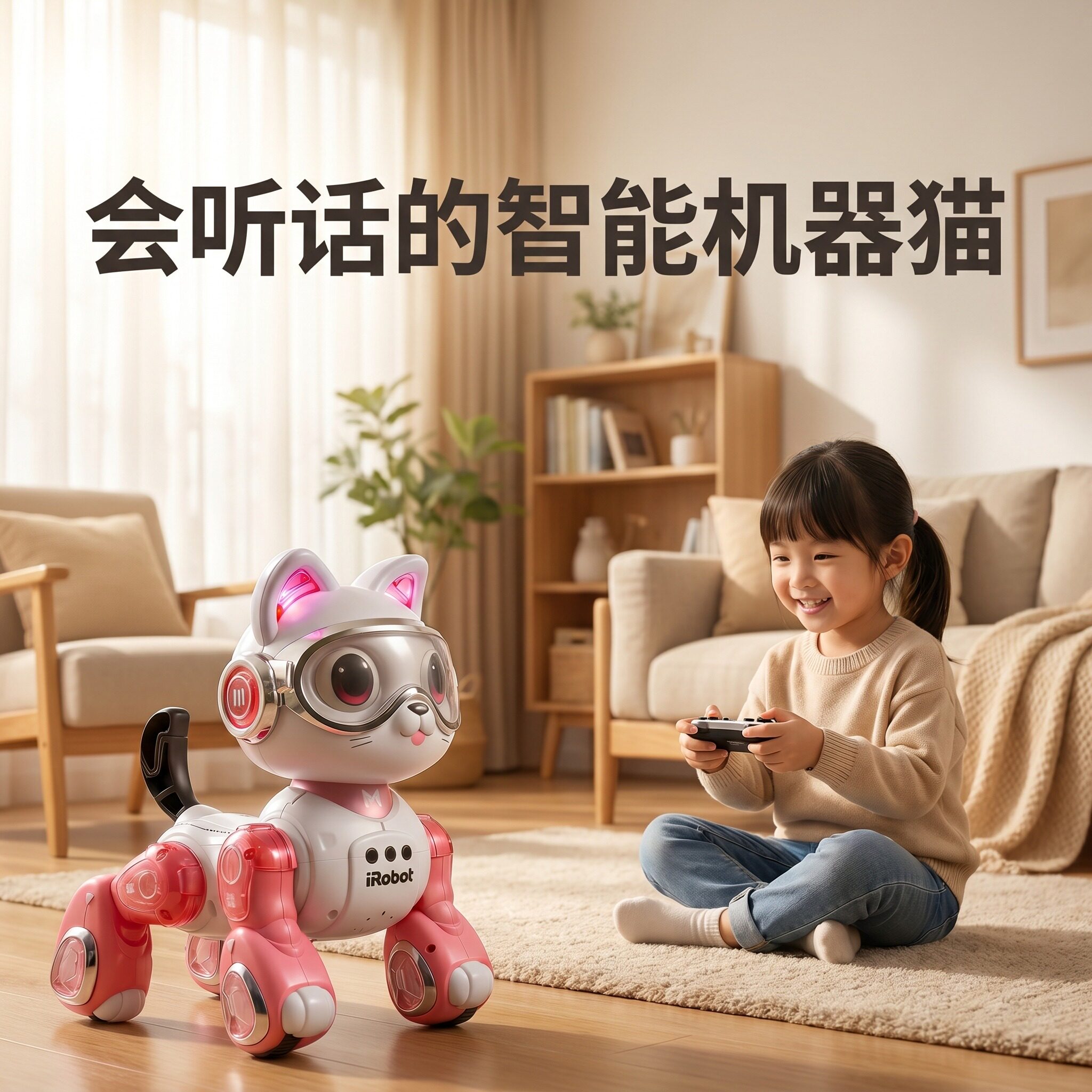AI宠物猫手势控制智能对话