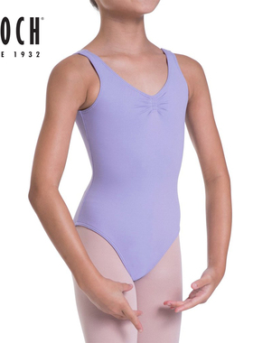 澳洲进口Bloch Overture Odetta 无袖女孩芭蕾舞褶皱设计练功服
