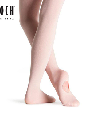 澳洲进口Bloch Embrace 女孩转换式芭蕾舞连裤袜女童练功袜舞蹈袜