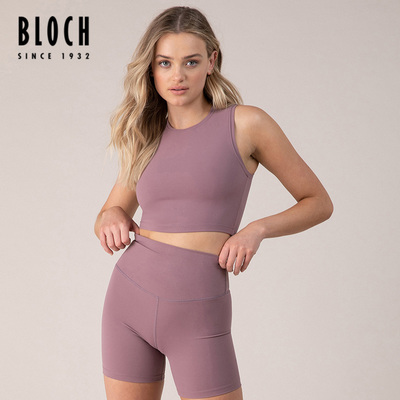 澳洲进口Bloch Peach Touch 弹力运动圆领小背心