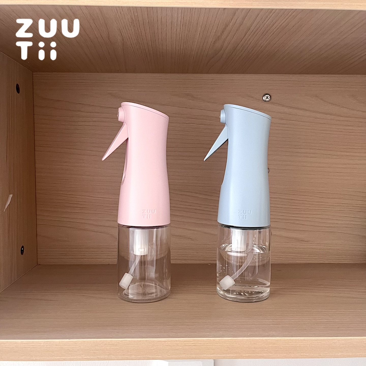 zuutii新款喷油壶家用空气炸锅雾化防漏油玻璃喷雾食品级调料油瓶