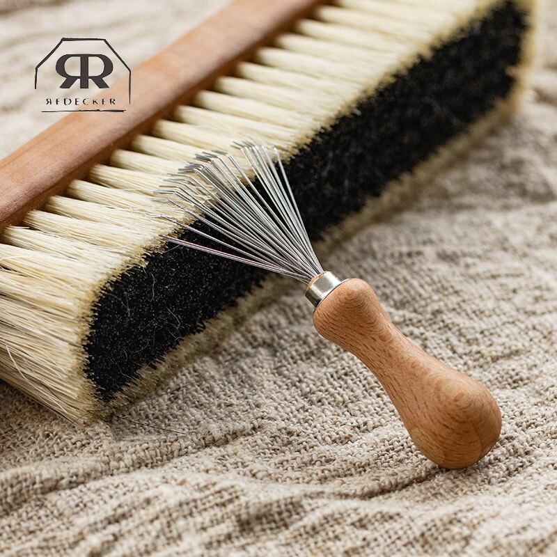 德国进口原木钢丝刷子清洁刷