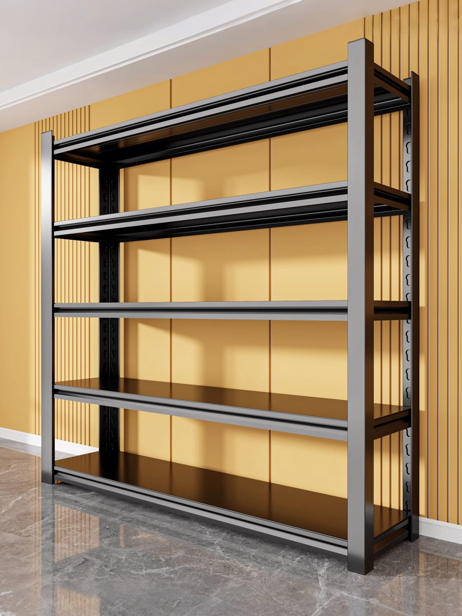 家用货架置物架多层落地仓库阳台储藏室杂物间商用超市钢制收纳架