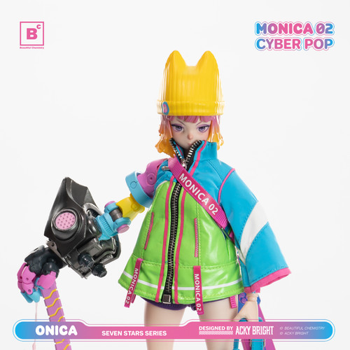 【SDCC限定版】BC 1/6 可动人偶 02号Cyper Pop Version Monica