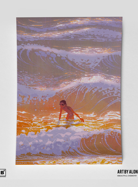 BC x Alonelee 127 树风起 梦入海イルカ /The Waves 海报