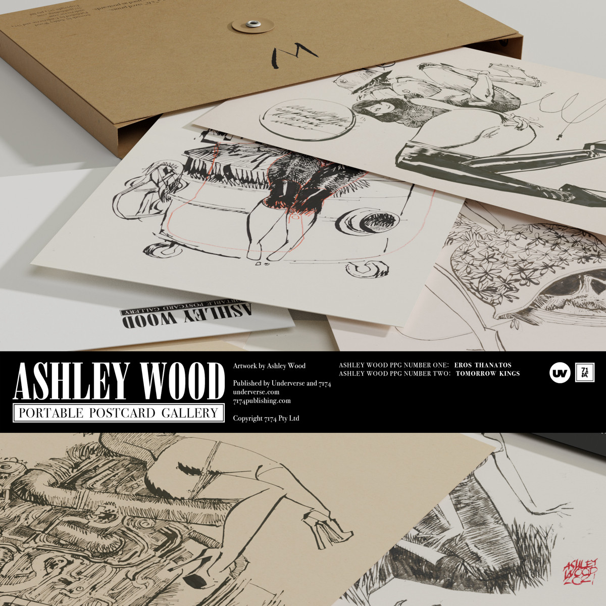 tte ashley wood 明信片收藏套装