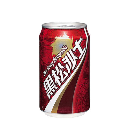 中国台湾进口黑松沙士330ml奇特味道口味碳酸饮料