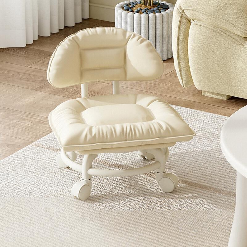 小凳子滑轮矮凳带万向轮学步凳家用懒人轮滑美缝小椅子网红板凳