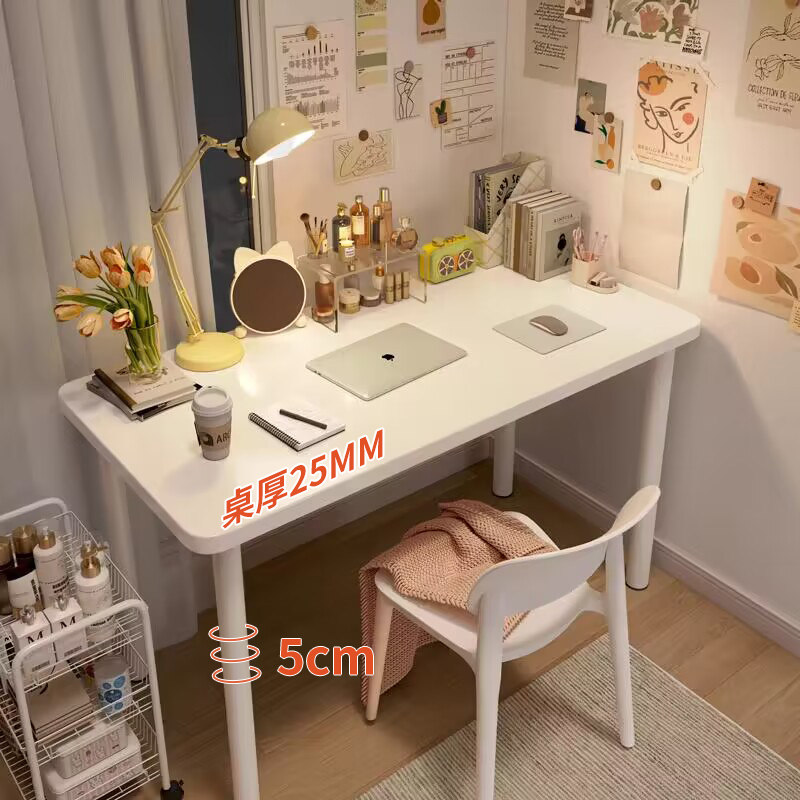 ?jh书桌卧室女生学生家用电脑桌子简易出租屋现代简约学习写字办