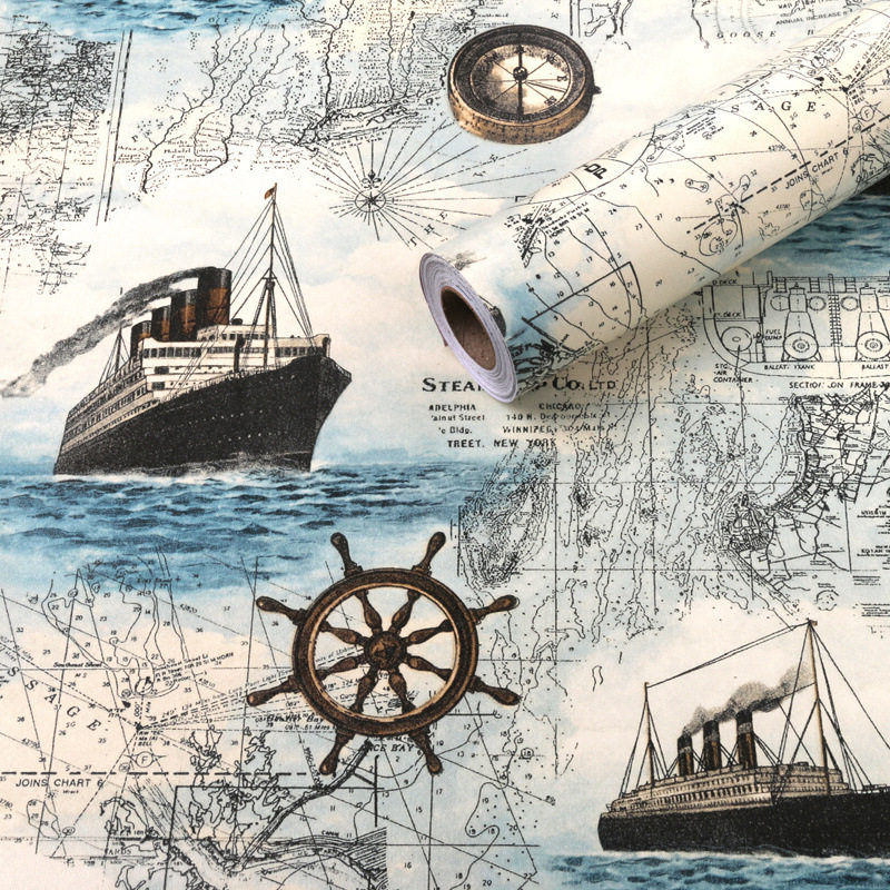 学生宿舍加厚墙纸自粘寝卧室壁纸田园防水家具衣柜即时墙贴纸墙贴