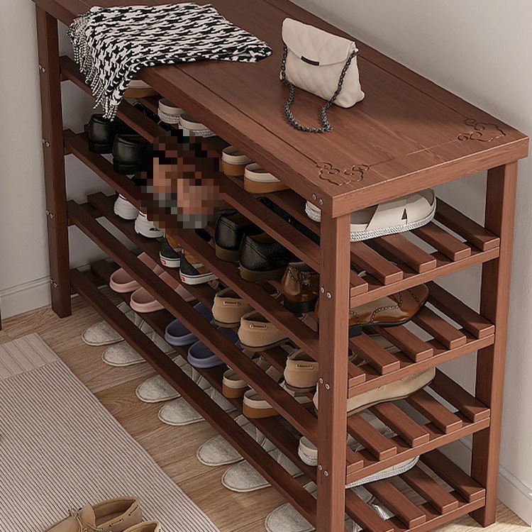 换鞋凳入户门小型鞋柜家用可坐鞋架防尘玄关简易多层鞋子收纳架w&