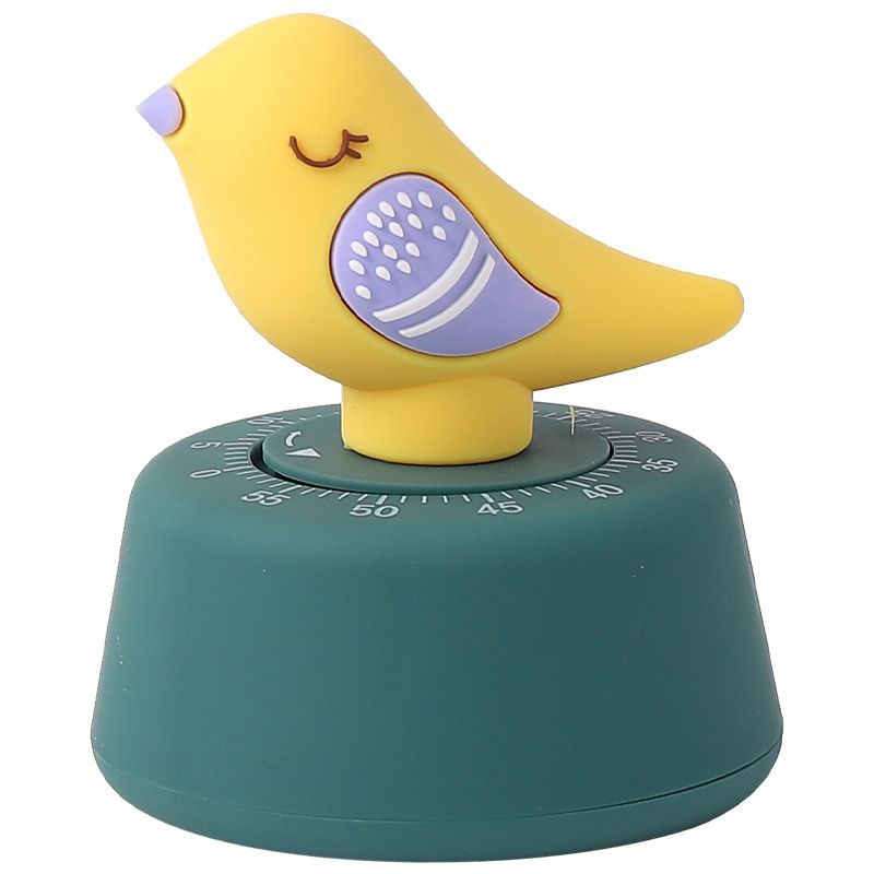 厨房烹饪计时器儿童做题休息提醒器旋转机械定时管理器创意闹钟器