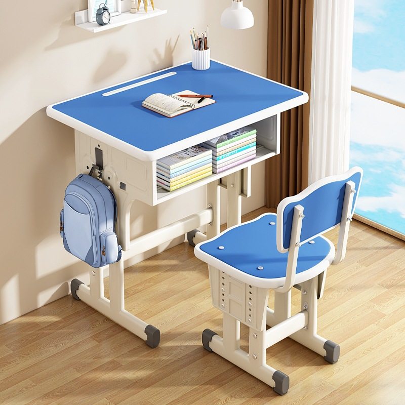 儿童学习桌写字桌家用书桌小学生课桌椅子学校套装专用培训幼儿园