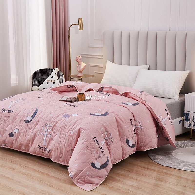 被罩新款双人夹棉空调夏凉被全棉被套单件纯棉家用m单加厚两用