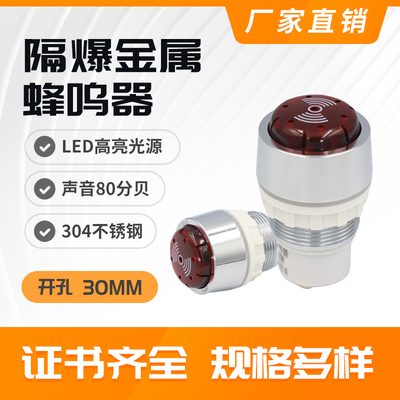 8050防爆蜂鸣器24V声光报警灯