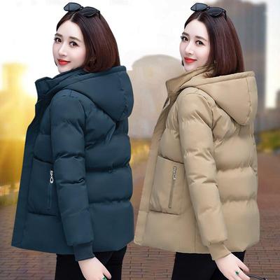 羽绒棉服女款冬季2025新款短款洋气加绒女士棉袄中年妈妈棉衣外套
