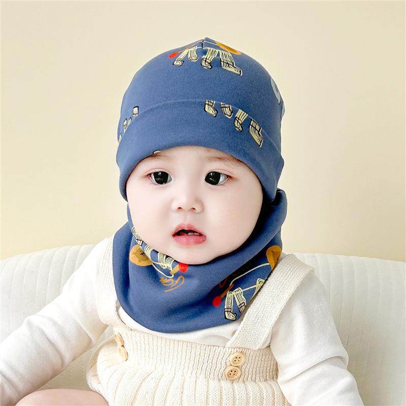 宝宝帽子秋冬季韩版纯棉可爱男童女婴幼儿帽子围脖两件套装春秋厚,童装/婴儿装/亲子装,帽子,淘宝优惠券,粉丝福利购,淘宝优惠卷