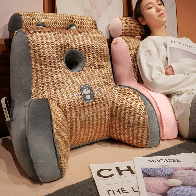 夏季凉席床头靠垫软包孕妇护腰靠枕大靠背沙发床上宿舍学生腰垫,居家布艺,床头靠垫,淘宝优惠券,粉丝福利购,淘宝优惠卷