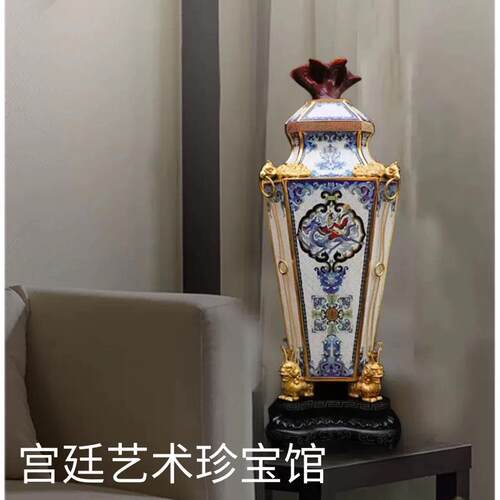 张同禄 景泰蓝 兽座方尊 官/方正品VIP特惠价收藏礼物摆件